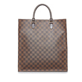 Louis Vuitton Damier Ebene Sac Plat Tote Bag