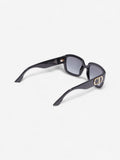 Christian Dior Square Sunglasses Black Acetate 145mm