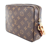 Louis Vuitton Soft Trunk Pouch Monogram Canvas Clutch