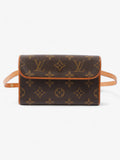 Louis Vuitton Pochette Florentine Belt Bag Monogram Coated Canvas XS
