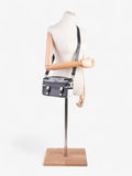Christian Dior Diorcamp Bag Navy / White Leather Small