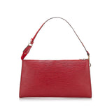 Louis Vuitton Epi Pochette Accessoires Red Clutch