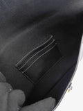 Christian Dior Saddle Pouch Black Leather