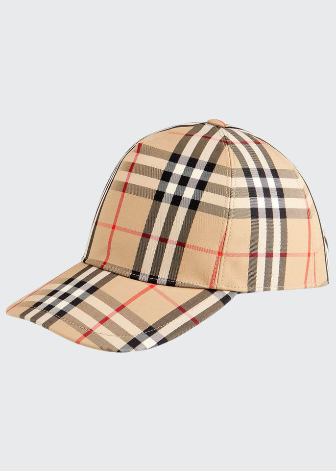Burberry VINTAGE CHECK BASEBALL CAP