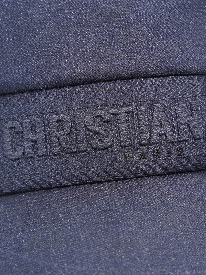 Christian Dior DiorTravel Cap  Navy Blue Cotton 58