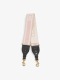 Christian Dior Embroidered Strap Beige / Rose Canvas