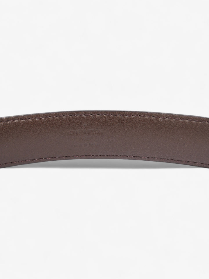 Louis Vuitton LV Initiales Reversible Belt Damier Ebene Coated Canvas 80cm / 32"