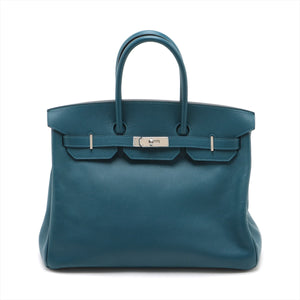 Hermes Birkin 35 Blue de Galice Epsom - Q Square