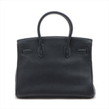 Hermes Birkin 30 Fjord Blue Indigo- H Square