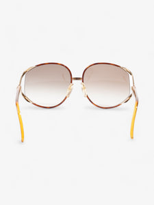 Christian Dior Oversized Gradiant Sunglasses Brown Acetate 150mm