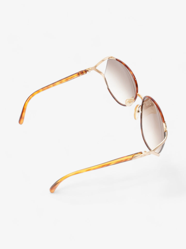 Christian Dior Oversized Gradiant Sunglasses Brown Acetate 150mm