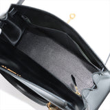 Hermes Kelly 28 Box Calf Black - N Circle Stamp