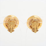 Chanel Coco Mark Logo Gold Clip On Earrings Costume Jewellery
