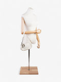 Christian Dior Charms Shoulder Bag White Leather