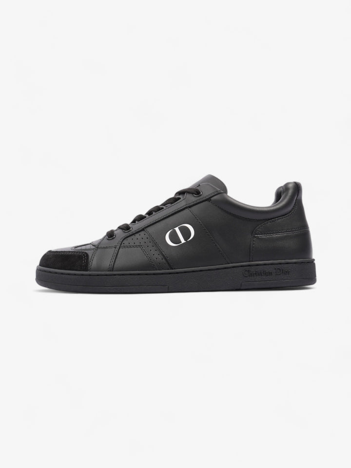 Christian Dior CD Low Top Sneakers Black / White Leather EU 38 UK 5