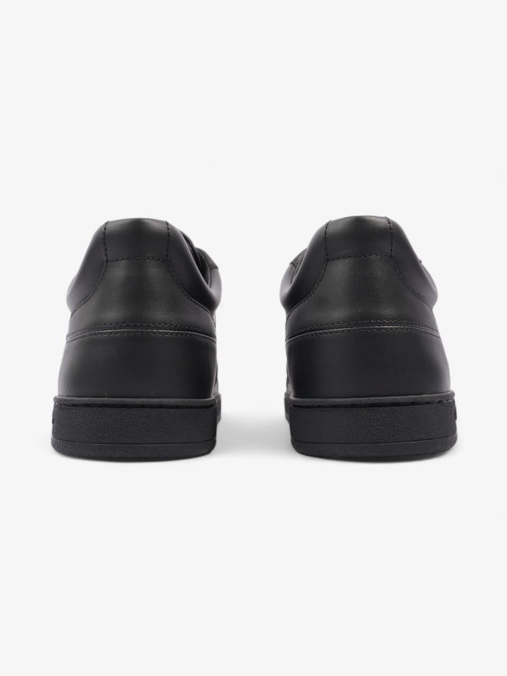 Christian Dior CD Low Top Sneakers Black / White Leather EU 38 UK 5