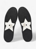 Christian Dior CD Low Top Sneakers Black / White Leather EU 38 UK 5