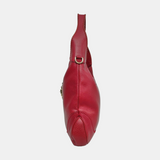 Gucci Jackie Medium Red Calfskin Leather Crossbody Bag