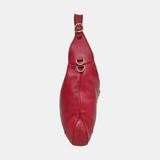 Gucci Jackie Medium Red Calfskin Leather Crossbody Bag