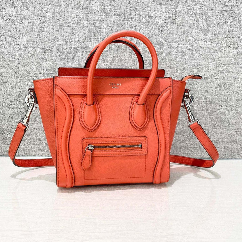 Nano Luggage Tote in Coral