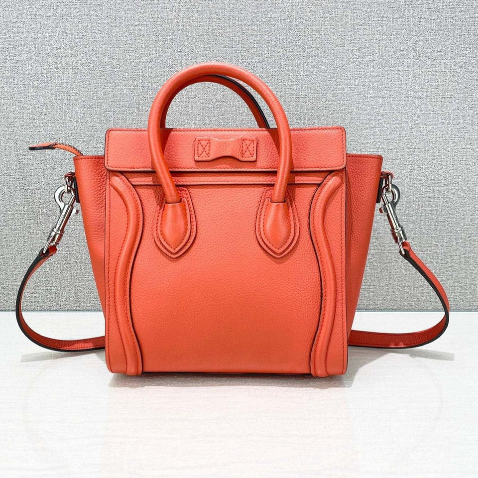 Nano Luggage Tote in Coral