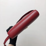 Box Calfskin Medium Classic Box Flap Red with GHW