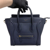 SmoothLeather Nano Luggage Tote Blue