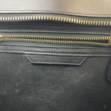 Leather Micro Luggage Tote Bag Tri-Color