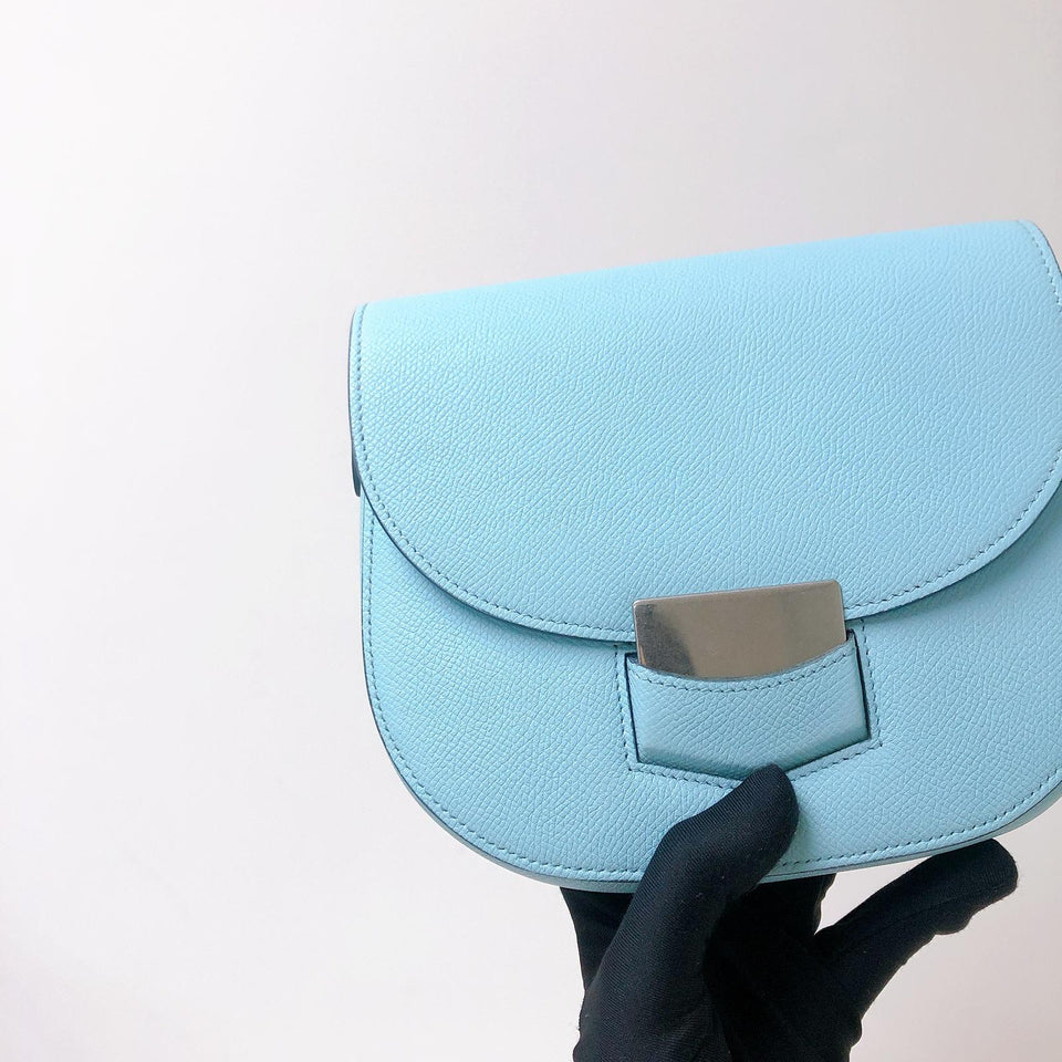 Small Trotteur Bag in Blue SHW