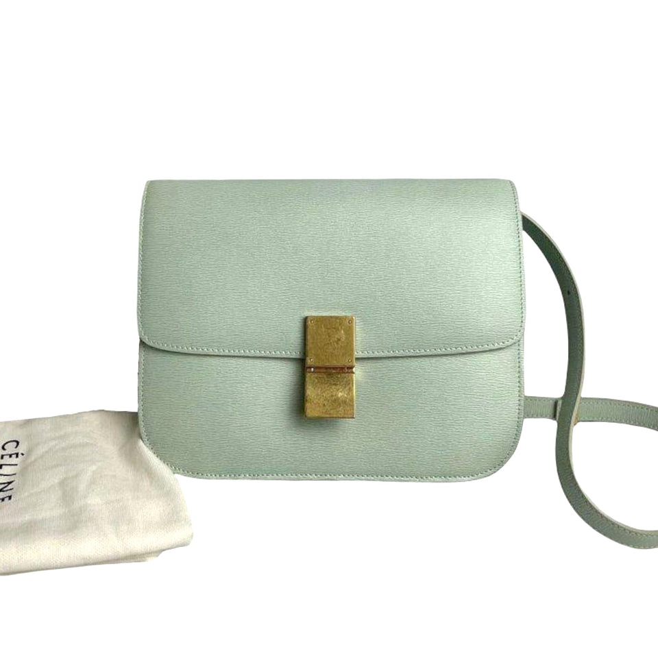 Medium Classic Box Light Mint Green GHW