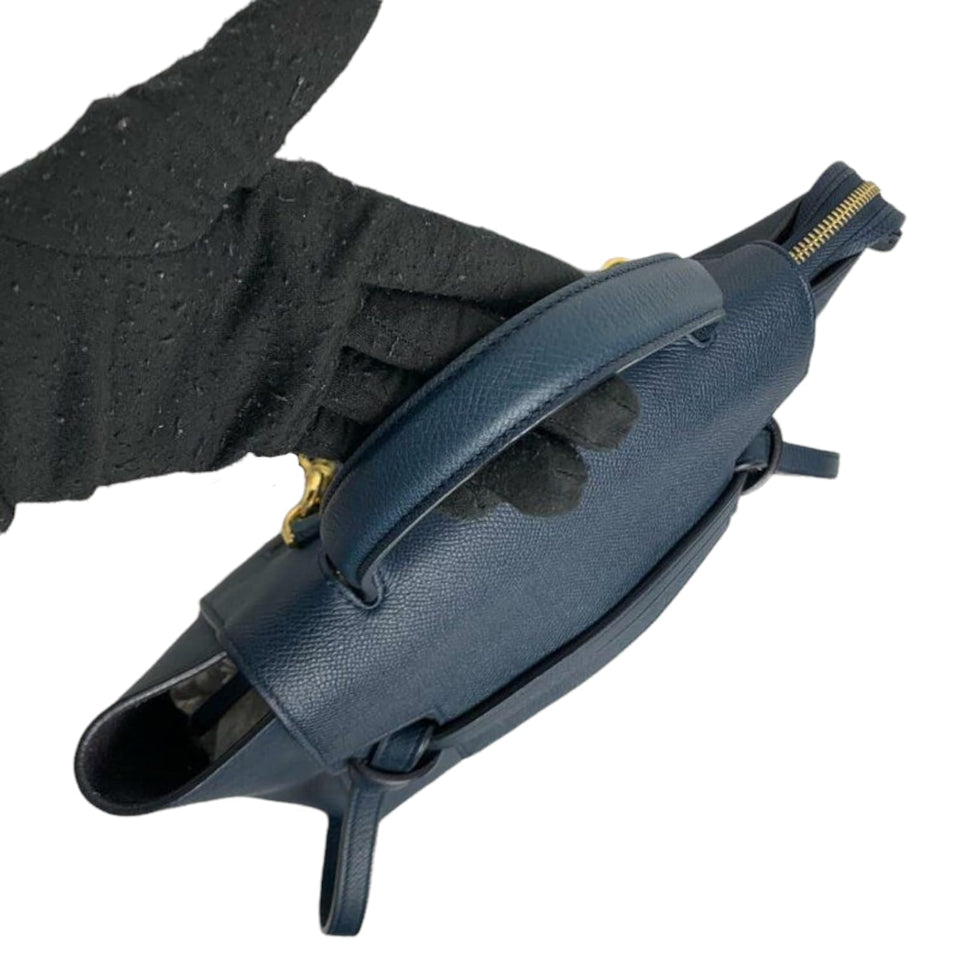 Micro Belt Bag Blue GHW