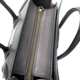 Drummed Leather Nano Luggage Black GHW