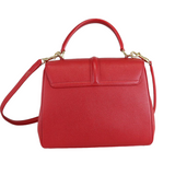Grained Calfskin Small 16 Top Handle Red GHW
