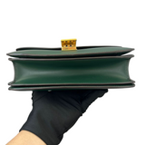 Box Calfskin Medium Classic Box Flap Bag Green GHW