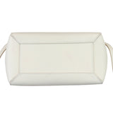 Belt Bag Mini Grained Calfskin White GHW
