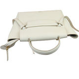 Belt Bag Mini Grained Calfskin White GHW