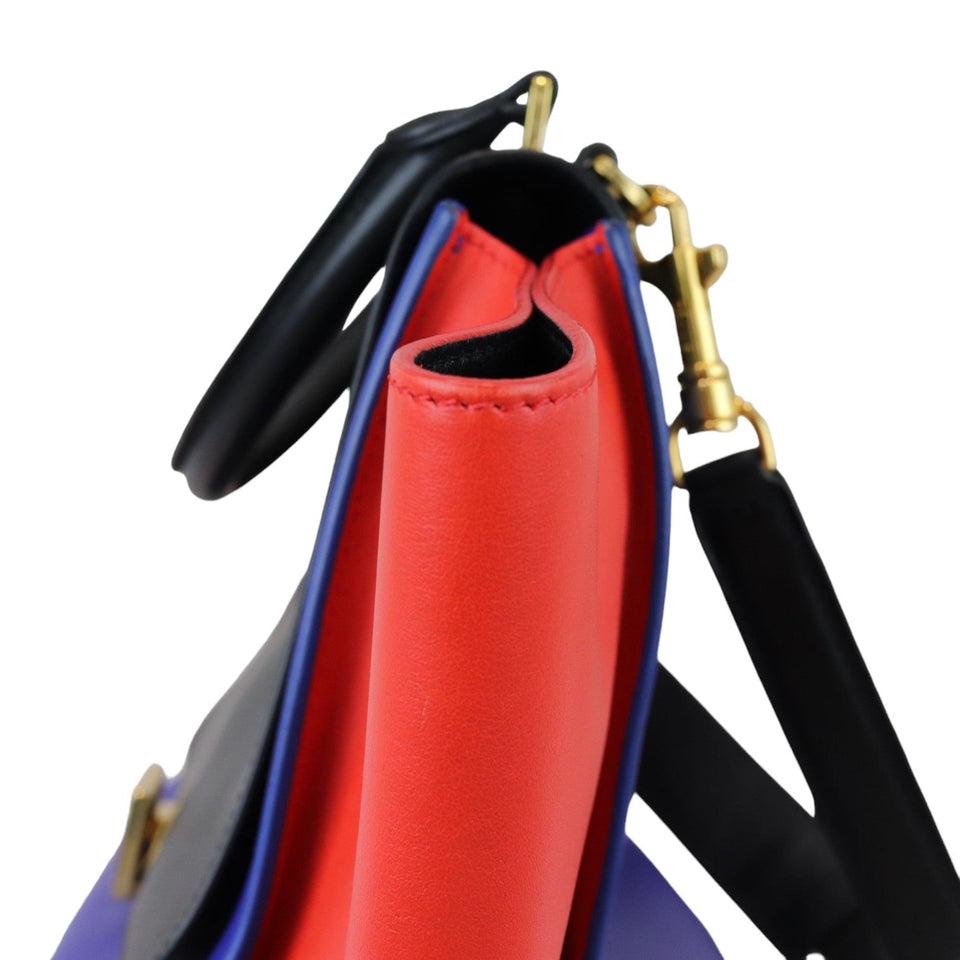 X Phoebe Philo Sac Trapeze Medium Calfskin Tri-Color GHW