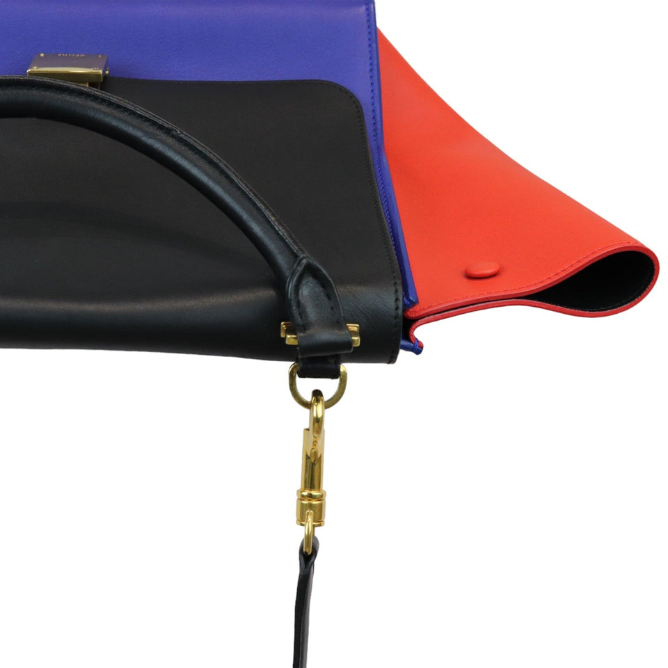 X Phoebe Philo Sac Trapeze Medium Calfskin Tri-Color GHW