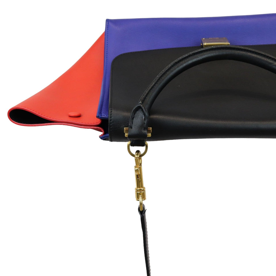 X Phoebe Philo Sac Trapeze Medium Calfskin Tri-Color GHW