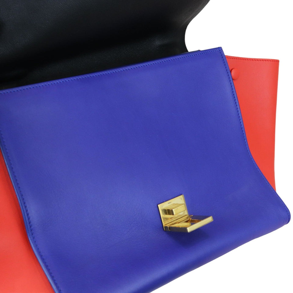 X Phoebe Philo Sac Trapeze Medium Calfskin Tri-Color GHW