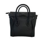 Nano Luggage Drummed Calfskin Black SHW