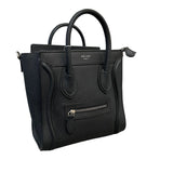 Nano Luggage Drummed Calfskin Black SHW