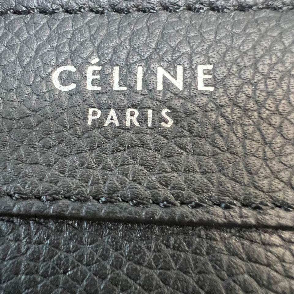 Nano Luggage Drummed Calfskin Black SHW