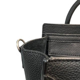 Nano Luggage Drummed Calfskin Black SHW