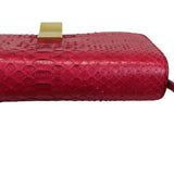 Classic Box Flap Medium Python Red GHW