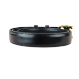 Macadam Buckle Belt Leather Black Size 80 GHW