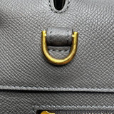 Micro Belt Grained Calfskin Grey GHW
