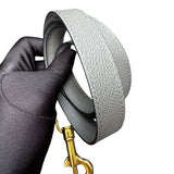 Micro Belt Grained Calfskin Grey GHW