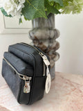 Louis Vuitton Outdoor Leather Bag Black