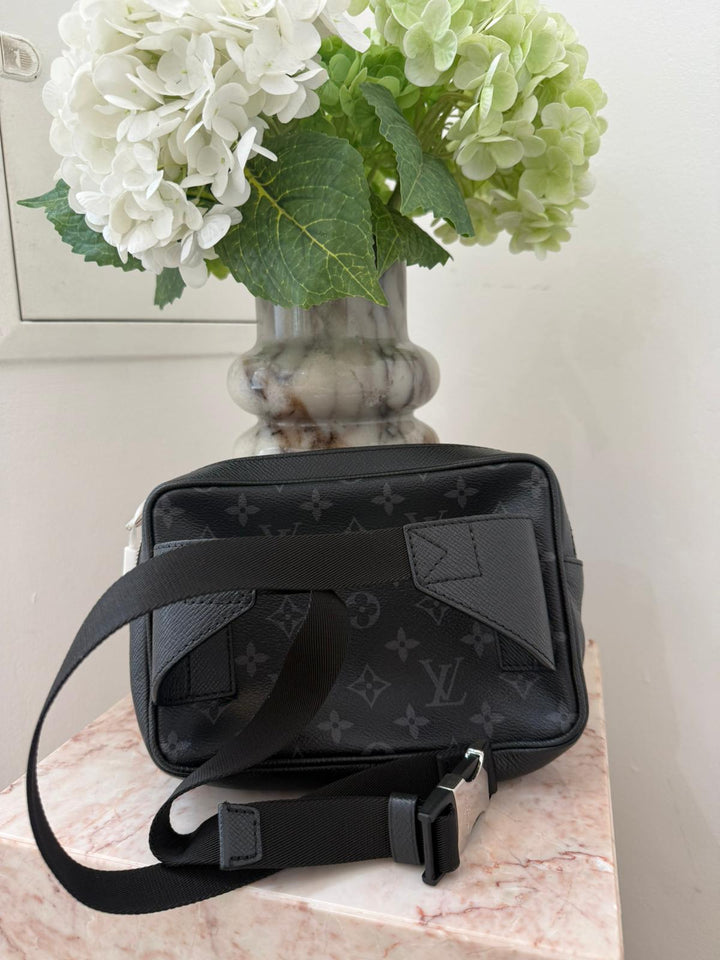 Louis Vuitton Outdoor Leather Bag Black